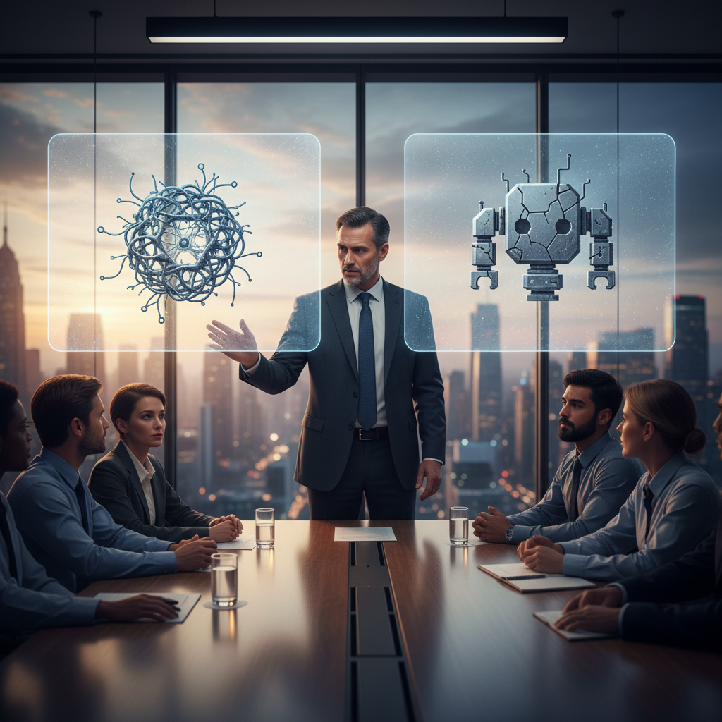 Illustration of Le vice-président de Google avertit que deux types de startups en IA pourraient ne pas survivre