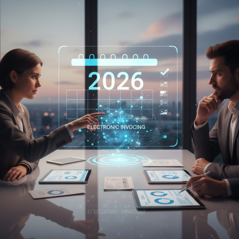 Illustration of Que va changer la facture électronique pour votre organisme de formation en 2026 - Digiforma