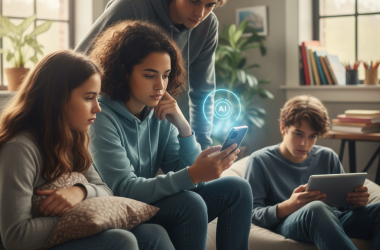 Illustration of Environ 12 % des adolescents américains se tournent vers l'IA pour un soutien émotionnel ou des conseils