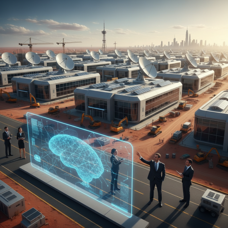 Illustration of Adani s’engage à investir 100 milliards de dollars pour construire des centres de données IA alors que l’Inde vise un rôle plus important dans la course mondiale à l’IA