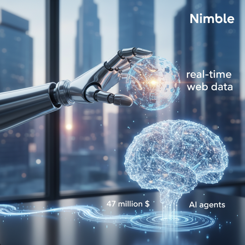 Illustration of Nimble lève 47 millions de dollars pour donner accès aux agents IA aux données web en temps réel