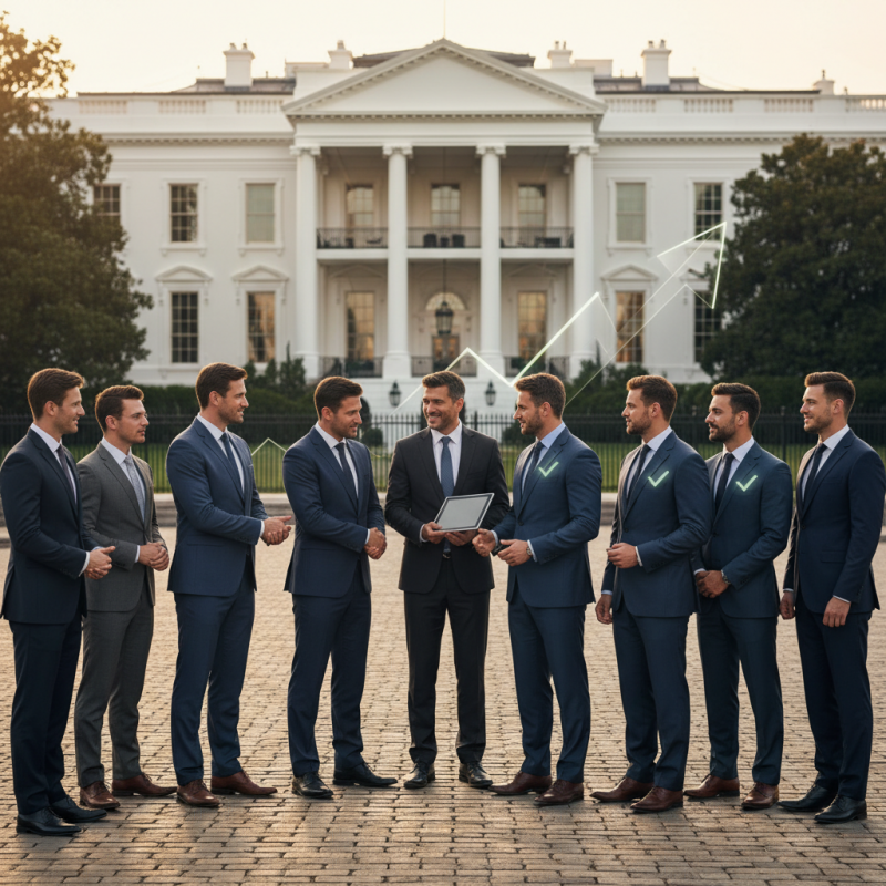 Illustration of La Maison Blanche souhaite que les entreprises d'IA prennent en charge la hausse des tarifs. La plupart ont déjà accepté.