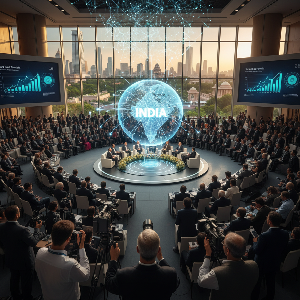 Illustration of Toutes les actualités importantes du sommet AI Impact en Inde