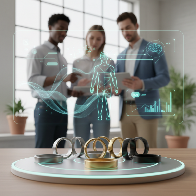 Illustration of La startup Wearable CUDIS lance une nouvelle gamme de bagues santé avec un « coach » alimenté par l’IA