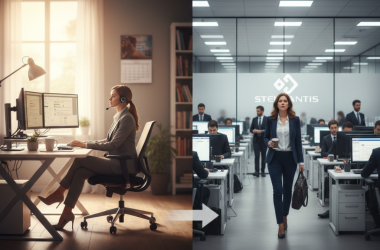 Illustration of Elle avait été pionnière du télétravail bien avant le Covid : Stellantis fait un virage à 180 degrés et veut maintenant revenir au 100% présentiel