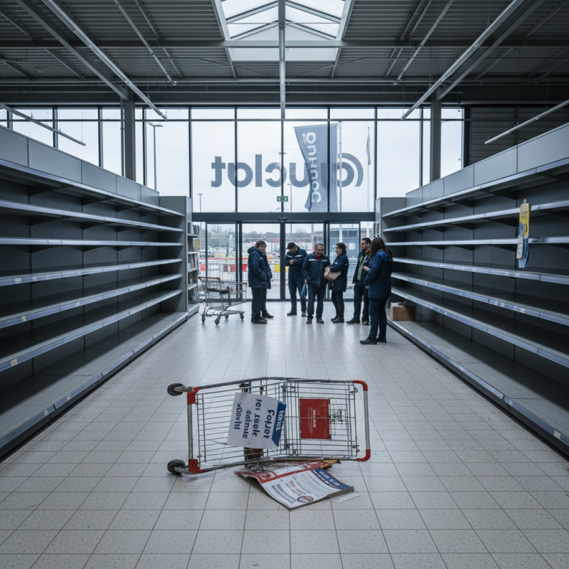 Illustration of Plus de 700 emplois supprimés : l'enseigne de grande distribution belge Colruyt quitte la France et cède ses magasins à ses concurrents