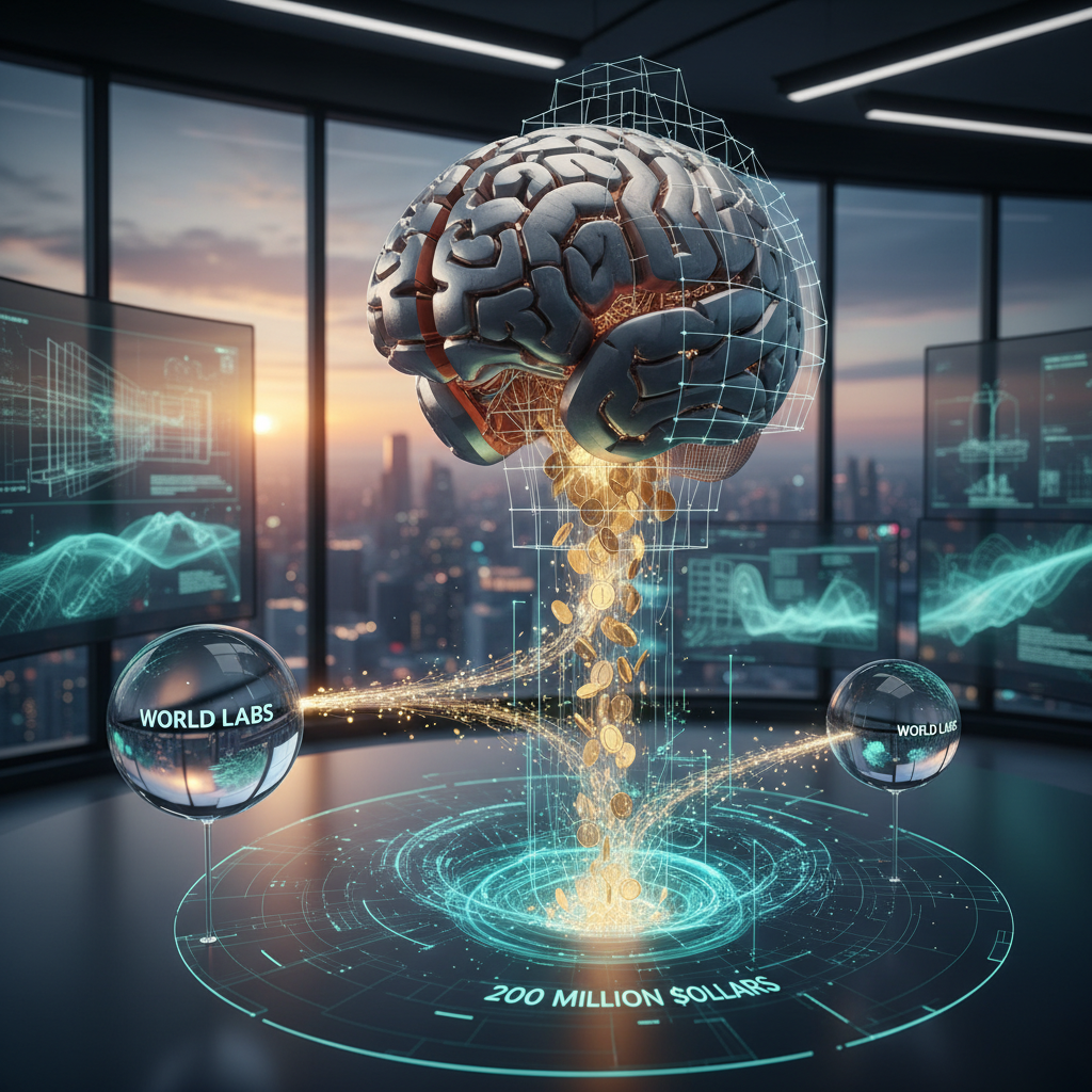 Illustration of World Labs obtient 200 millions de dollars d'Autodesk pour intégrer les modèles mondiaux dans les flux de travail 3D