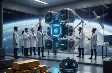 Illustration of Sophia Space lève 10 millions de dollars pour tester de nouveaux ordinateurs spatiaux