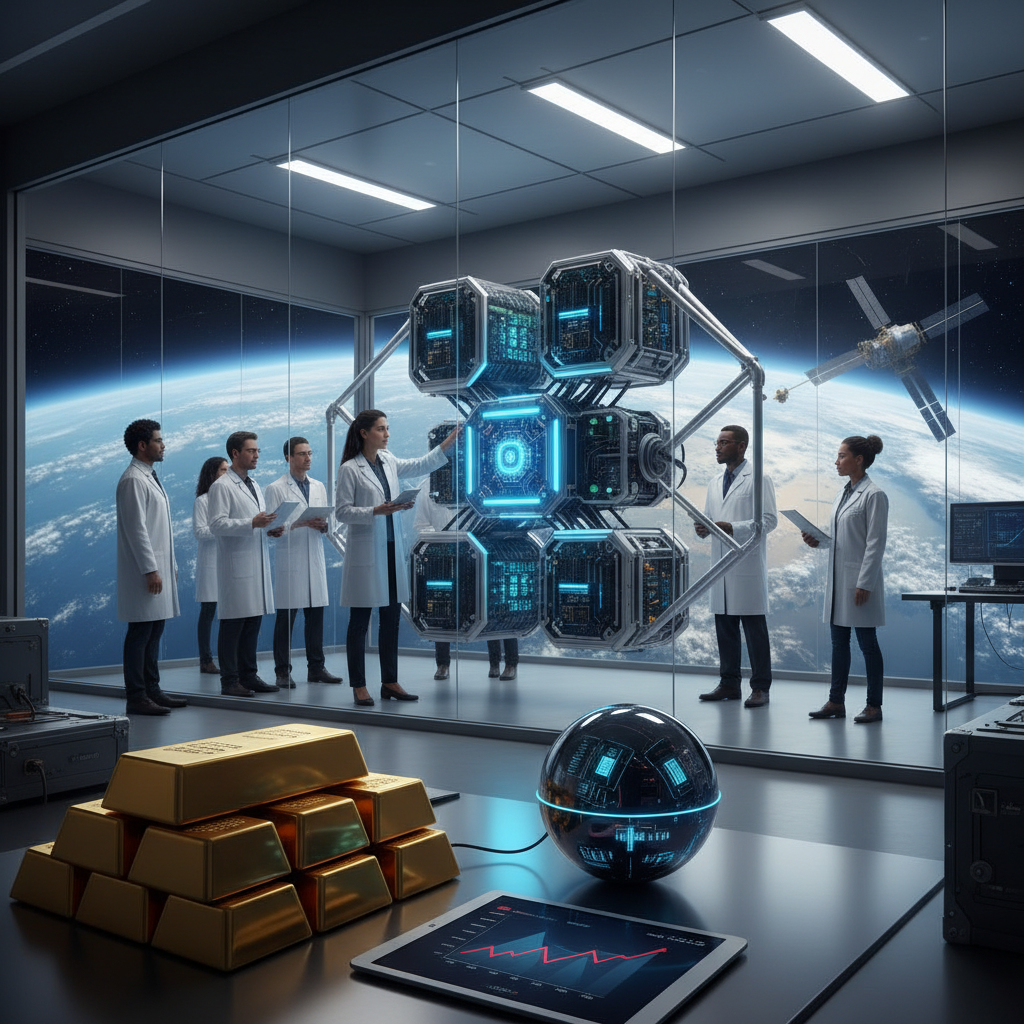 Illustration of Sophia Space lève 10 millions de dollars pour tester de nouveaux ordinateurs spatiaux