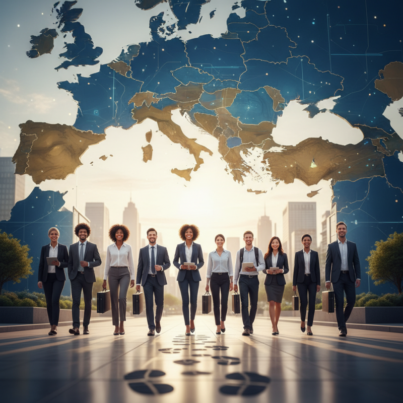 Illustration of Pénurie de talents : l’Europe ouvre davantage ses portes aux compétences internationales - Centre Inffo