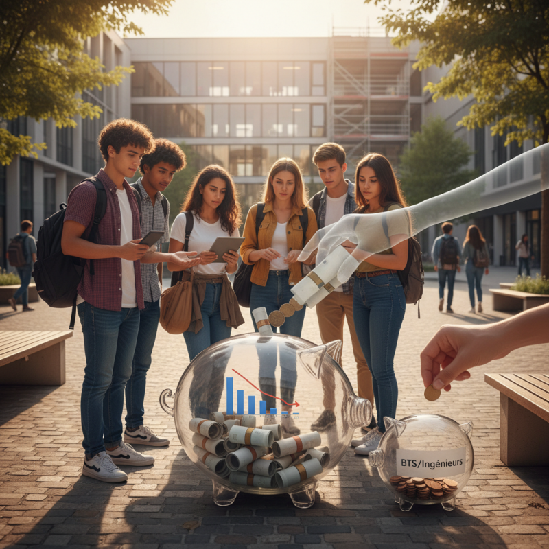 Illustration of Le montant des aides à l'embauche d'apprentis va encore être réduit pour les BTS et les futurs ingénieurs