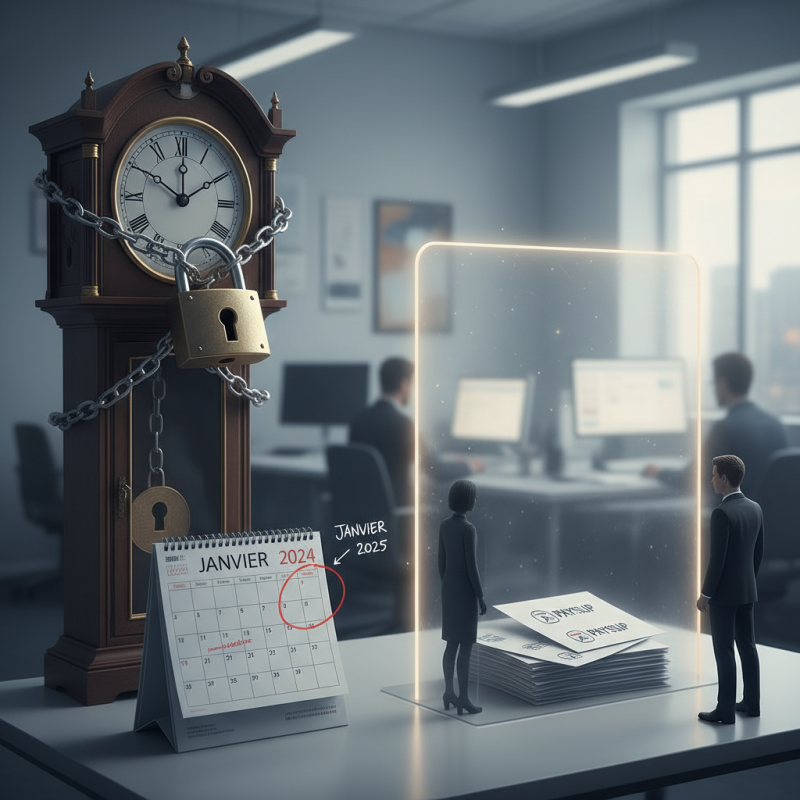 Illustration of On devait avoir accès dans 4 mois aux salaires moyens de ses collègues mais les entreprises ne sont pas prêtes et le gouvernement pourrait leur donner un sursis d'un an