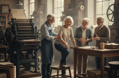 Illustration of LF 2026 : un congé d'accompagnement pour les seniors d'imprimeries de presse quotidienne - Centre Inffo