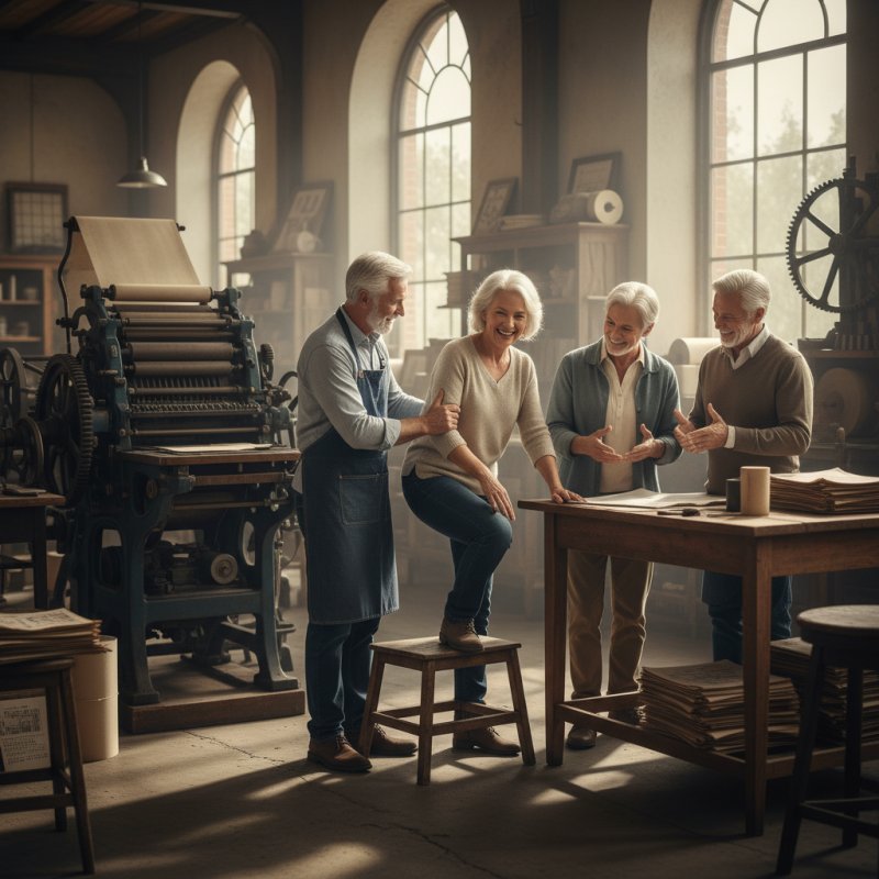 Illustration of LF 2026 : un congé d'accompagnement pour les seniors d'imprimeries de presse quotidienne - Centre Inffo