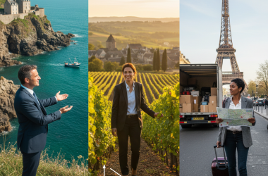 Illustration of 90% en Bretagne, 81% en Occitanie... Une large majorité de cadres sont attachés à leur région et seraient prêts à changer de métier ou à baisser leur salaire pour y rester (sauf les Parisiens qui acceptent de déménager)