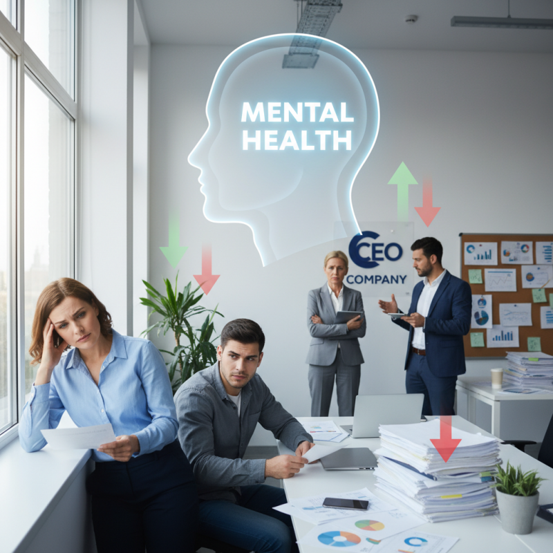 Illustration of La santé mentale est devenue la priorité des salariés: 35% sont même prêts à démissionner pour la préserver (ce qui pourrait coûter cher aux entreprises)