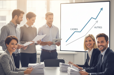 Illustration of Les salaires de base du privé ont très légèrement augmenté au quatrième trimestre, les cadres mieux lotis