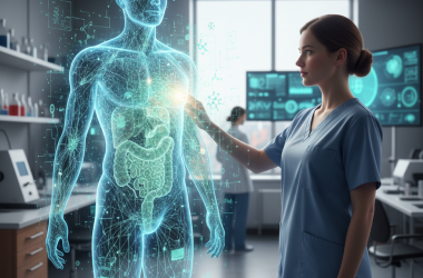 Illustration of Mantis Biotech crée des ‘jumeaux numériques’ de l’humain pour résoudre le problème de disponibilité des données en médecine