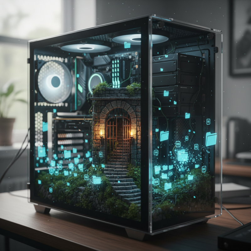 Illustration of Directory Dungeon - Un donjon dans vos dossiers Windows - Korben