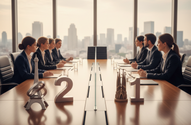 Illustration of Elle affiche la meilleure parité dans les conseils d'administration : la France reste 2ème au monde derrière l'Espagne sur l'égalité femmes-hommes dans les grandes entreprises