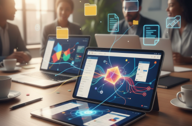 Illustration of Google déploie de nouvelles fonctionnalités Gemini dans Docs, Sheets, Slides et Drive