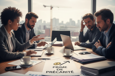 Illustration of Les syndicats veulent la généraliser à tous les types de CDD : la prime de précarité complique les négociations des partenaires sociaux sur les contrats courts