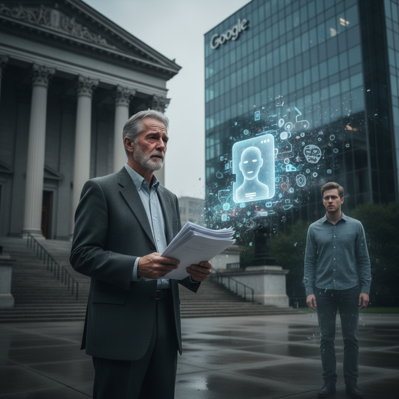 Illustration of Père poursuit Google, accusant le chatbot Gemini d’avoir poussé son fils dans une délires mortels