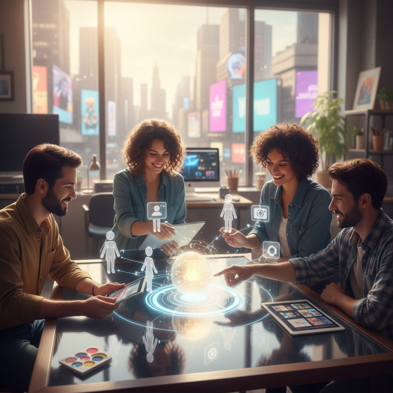 Illustration of Picsart permet désormais aux créateurs d'engager des assistants IA via une marketplace d'agents