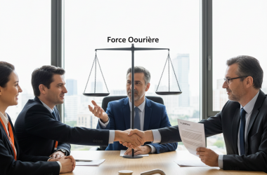 Illustration of Force Ouvrière ne veut pas "remettre en cause l'équilibre du régime" de l'assurance chômage et signe l'accord pour faire des économies sur les ruptures conventionnelles aux côtés de la CFDT et du patronat