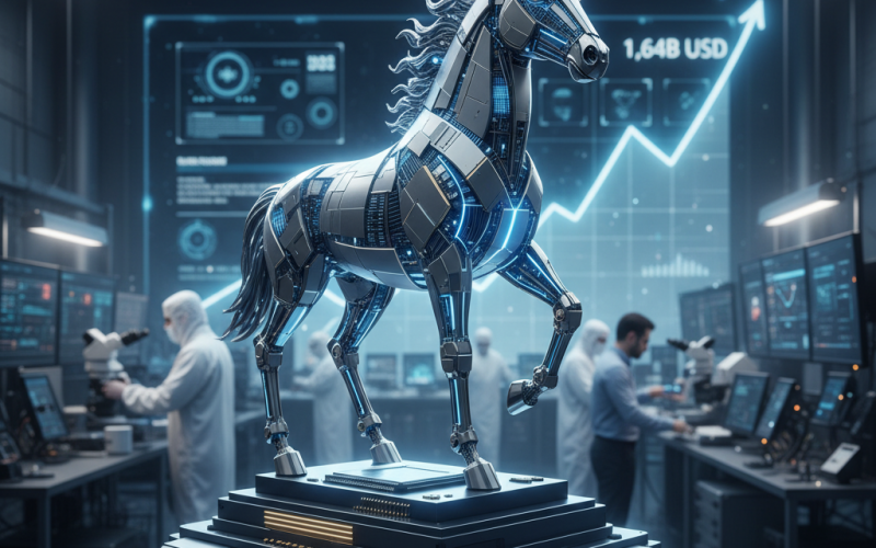 Illustration of Une autre startup de semiconducteurs en deep tech devient une licorne : Frore atteint 1,64 milliard de dollars