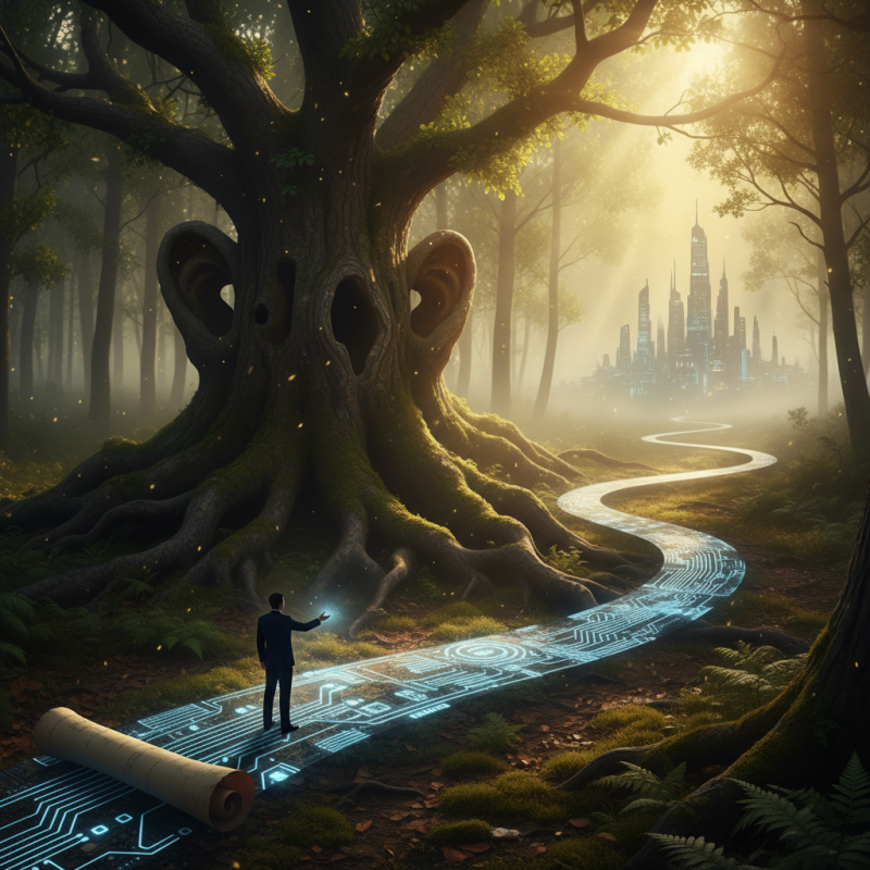 Illustration of Une feuille de route pour l’IA, si quelqu’un veut bien l’écouter