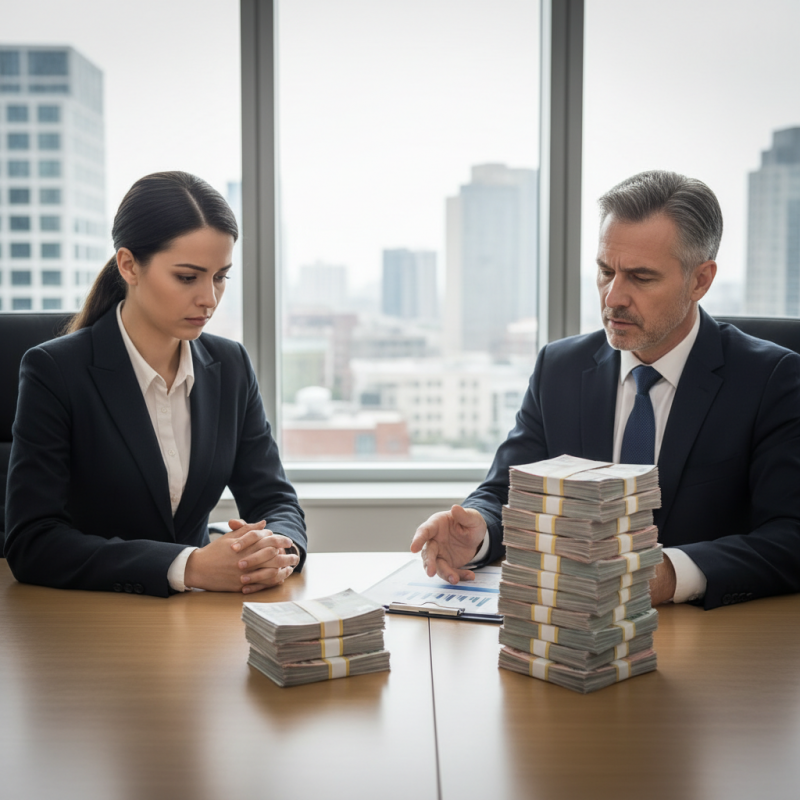 Illustration of Son prédécesseur gagnait 50.000 euros de plus qu'elle mais elle n'était "pas à l'aise" pour en parler à son supérieur : pourquoi les femmes osent moins que les hommes négocier leur salaire