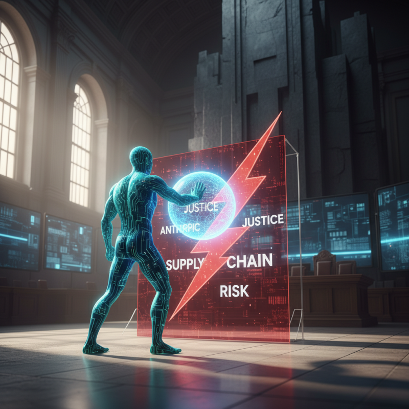 Illustration of Anthropic conteste la classification du DOD comme risque de chaîne d'approvisionnement devant la justice