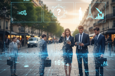Illustration of "30% de métiers supprimés sur 30 ans, c'est possible, sur 3 ans, on ne sait pas faire" : l'IA menace 16% des emplois en France sous deux à cinq ans (et encore plus les Parisiens et les cadres)