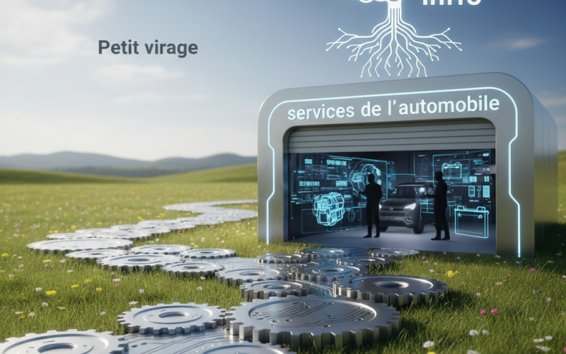 Illustration of Petit virage pour les formations des services de l'automobile - Centre Inffo