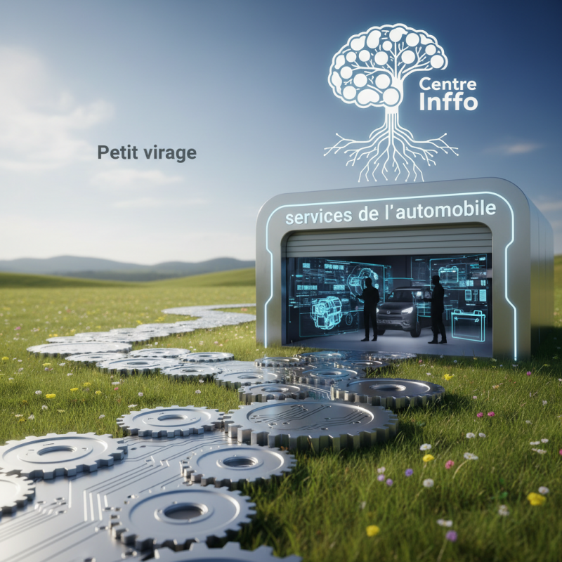 Illustration of Petit virage pour les formations des services de l'automobile - Centre Inffo
