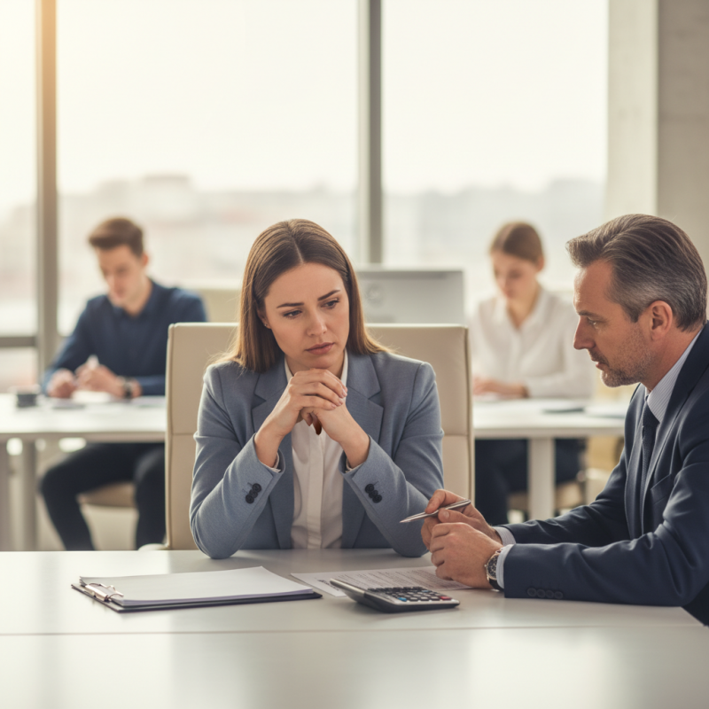 Illustration of Son prédécesseur gagnait 50.000 euros de plus qu'elle mais elle n'était "pas à l'aise" pour en parler à son supérieur : pourquoi les femmes osent moins que les hommes négocier leur salaire