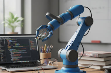 Illustration of Un bras robotique imprimé en 3D pour apprendre la robotique chez soi - Korben