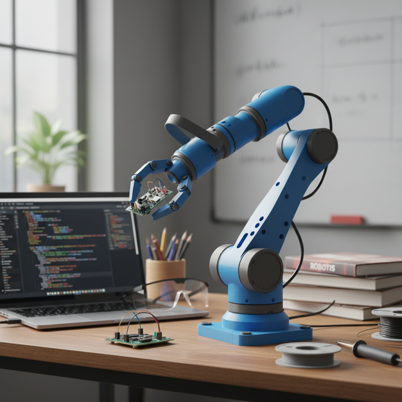 Illustration of Un bras robotique imprimé en 3D pour apprendre la robotique chez soi - Korben