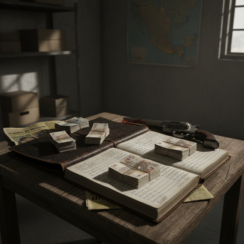 Illustration of 120 euros par semaine pour les guetteurs, 200 euros pour les tueurs à gage... Des documents révèlent la comptabilité du cartel mexicain dirigé par "El Mencho" avant sa mort