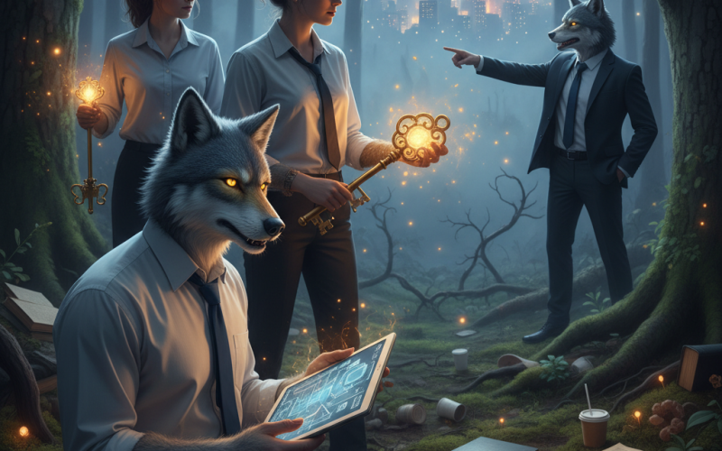 Illustration of La nuit des loups-garous transforme les alternants en entrepreneurs - Centre Inffo