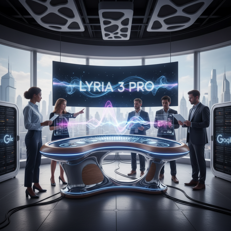 Illustration of Google lance le modèle de génération musicale Lyria 3 Pro