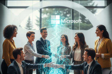 Illustration of Microsoft embauche l'équipe de la plateforme de collaboration IA soutenue par Sequoia, Cove