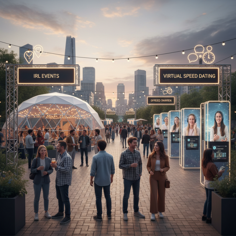 Illustration of Tinder tente de ramener les utilisateurs au rencontres en ligne avec des évènements IRL et des speed dating virtuels