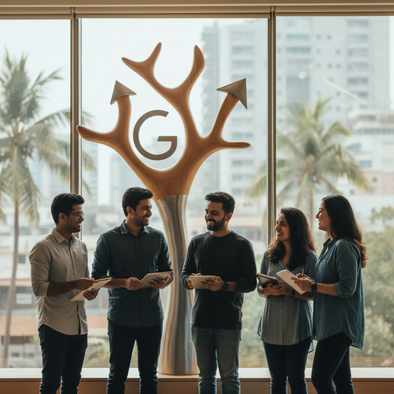 Illustration of Google, Accel India accélérateur choisit 5 startups et aucune n’est des « enveloppes AI »