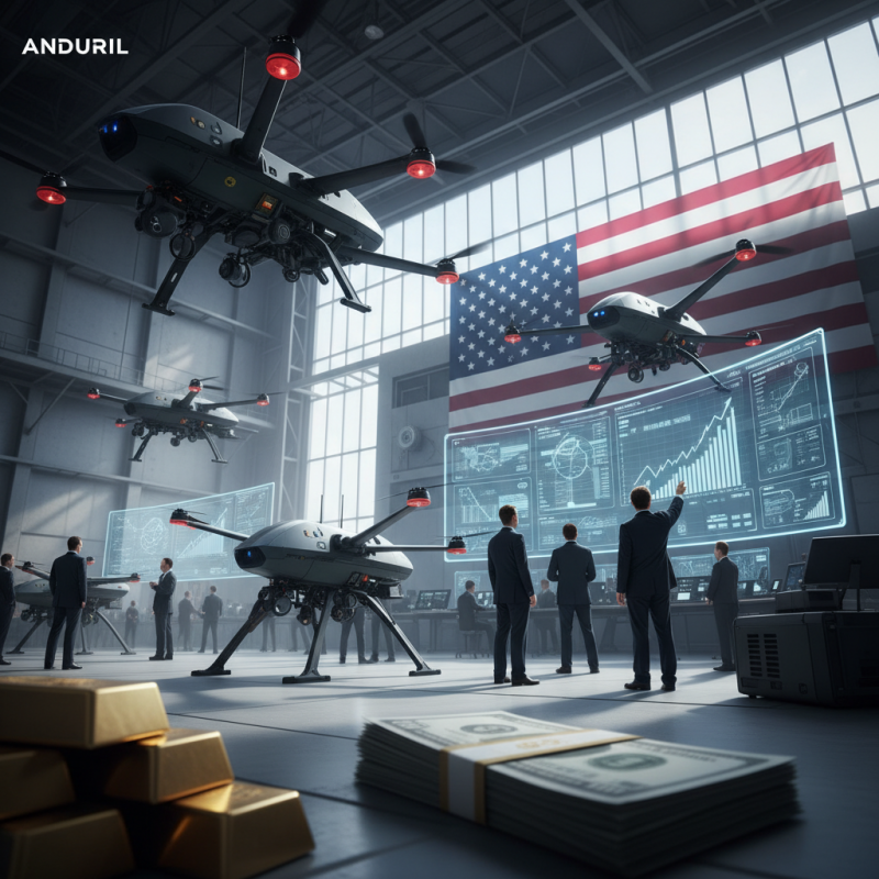 Illustration of L'Armée américaine annonce un contrat avec Anduril d'une valeur allant jusqu'à 20 milliards de dollars