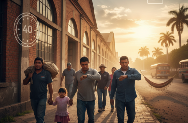 Illustration of Les Mexicains travaillent 48 heures par semaine, ont un seul jour de repos et 12 jours de congés par an : le pays qui travaille le plus dans l'OCDE va passer à la semaine de 40 heures (ce qui pourrait doper sa très faible productivité)