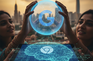 Illustration of Google étend Gemini dans Chrome à l'Inde