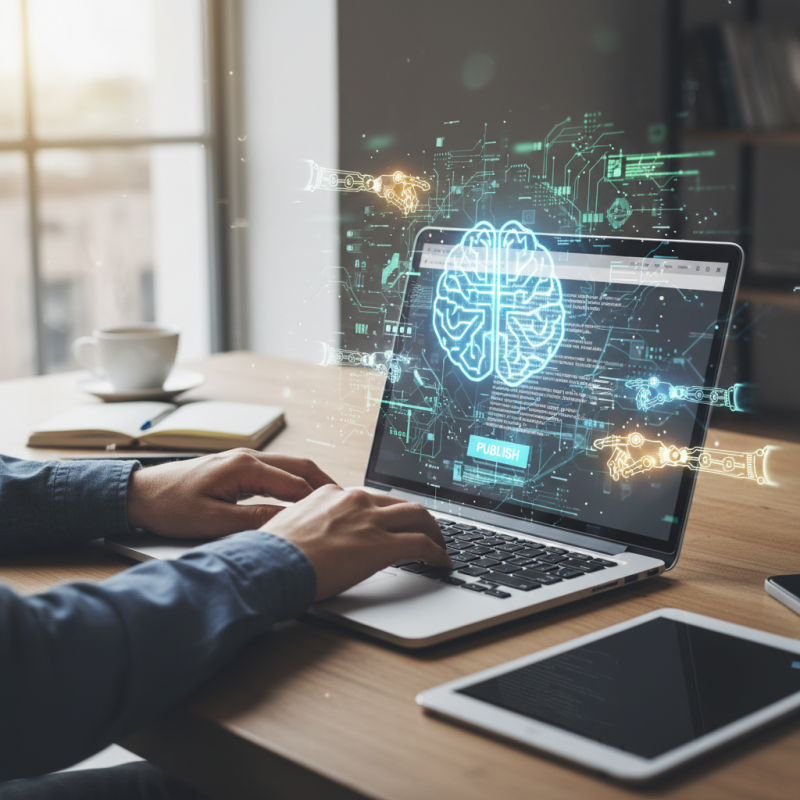 Illustration of WordPress.com permet désormais aux agents d'IA d'écrire, de publier des articles et plus encore