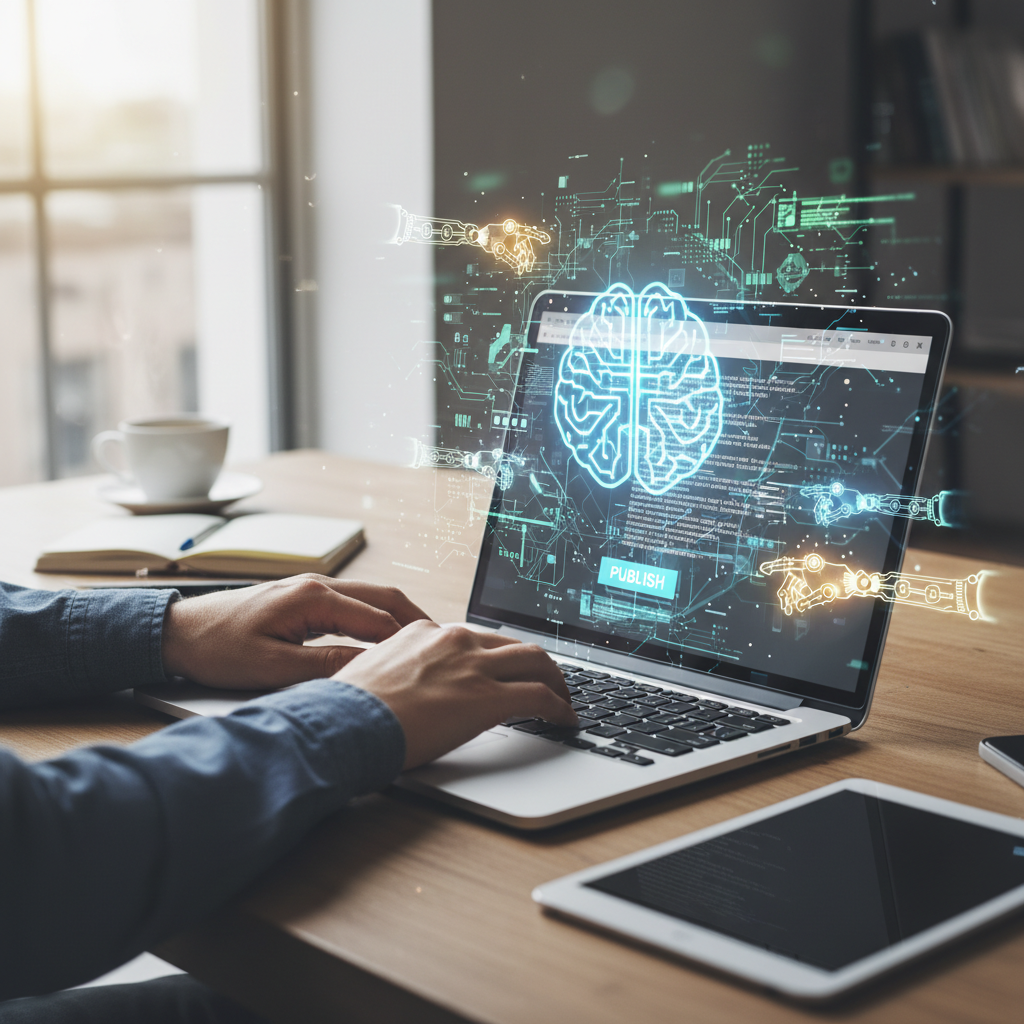 Illustration of WordPress.com permet désormais aux agents d'IA d'écrire, de publier des articles et plus encore